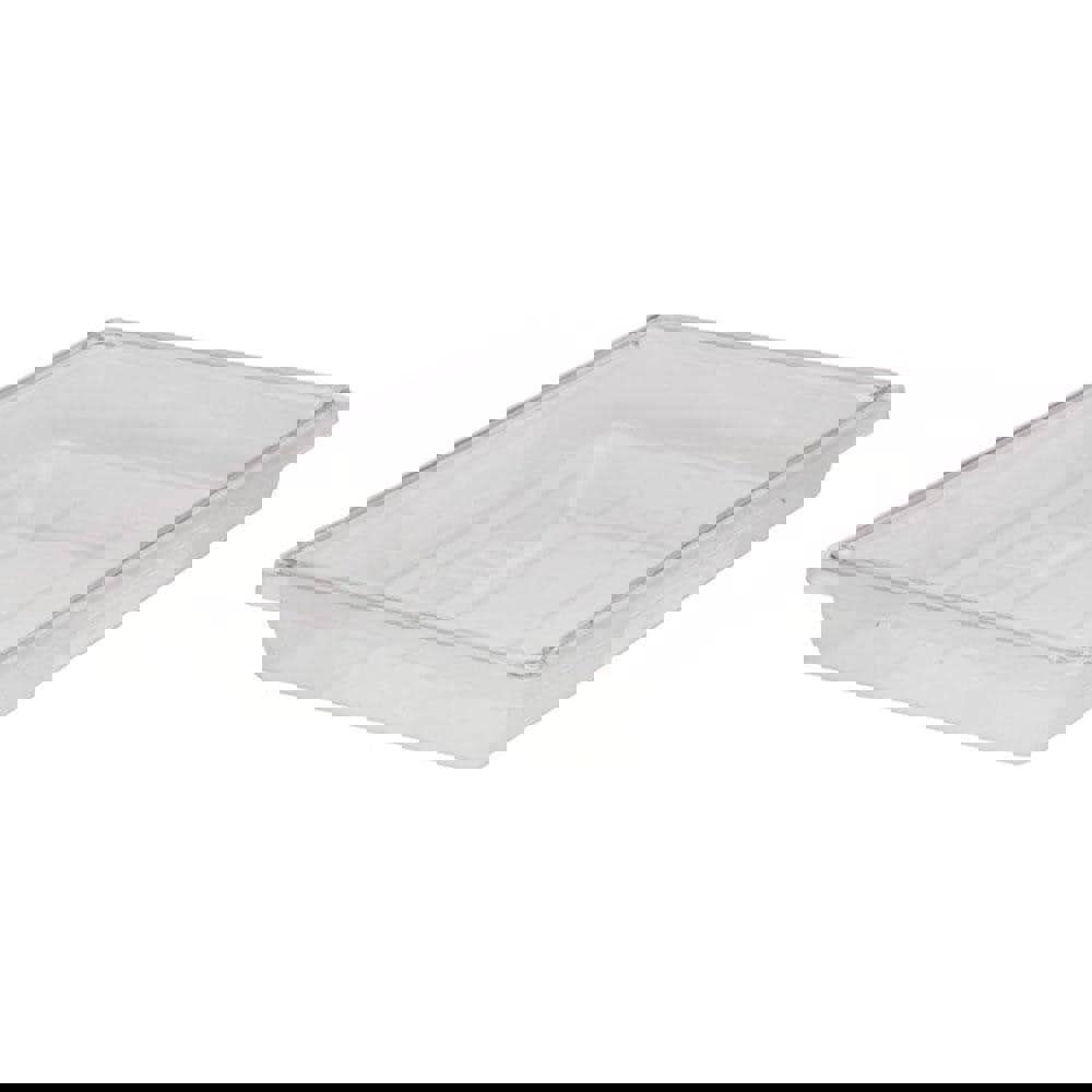 Food/Tote Boxes, 5 gal, 26 x 18 x 3.5, Clear, Plastic